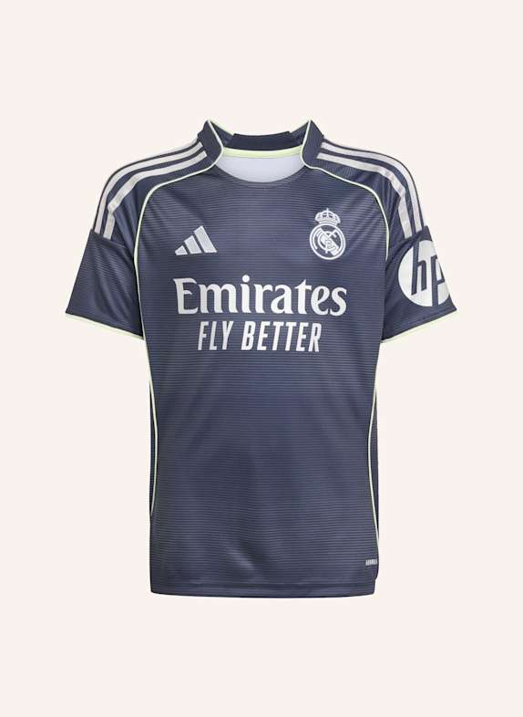 adidas REAL MADRID 25/26 KIDS AUSWÄRTSTRIKOT BLAU
