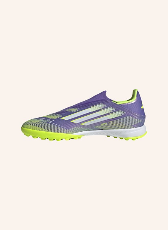 adidas F50 LEAGUE LACELESS TF FUSSBALLSCHUH LILA/ WEISS/ GELB