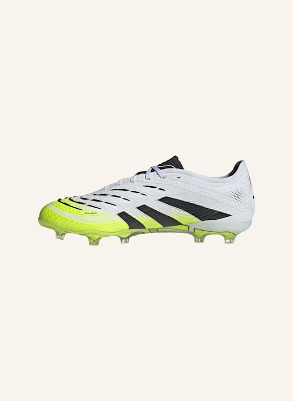 adidas PREDATOR PRO FESTE BÖDEN FUSSBALLSCHUHE WEISS/ SCHWARZ/ GELB