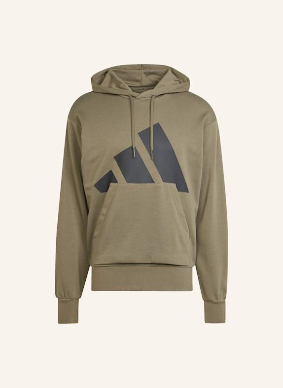adidas ESSENTIALS BIG LOGO FRENCH TERRY HOODIE SCHWARZ