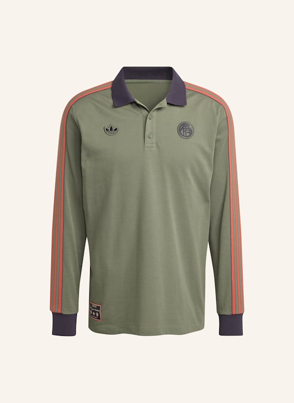 adidas Originals FC BAYERN MÜNCHEN TERRACE ICONS LANGÄRMELIGES POLOSHIRT GRÜN