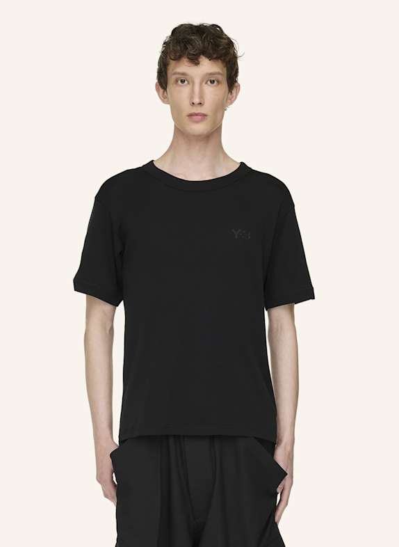 Y-3 Y-3 T-SHIRT, SCHMALE PASSFORM SCHWARZ