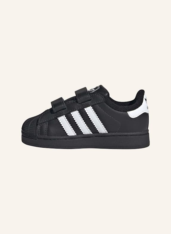 adidas Originals SUPERSTAR II COMFORT CLOSURE KIDS SCHUH SCHWARZ/ WEISS