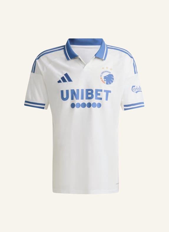 adidas VEREINSLOGO F.C. KOPENHAGEN 25/26 HEIMTRIKOT WEISS
