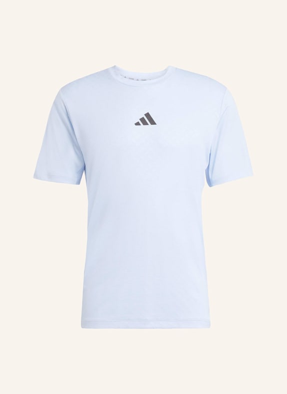adidas T-Shirt POWER 3-STRIPES BLAU