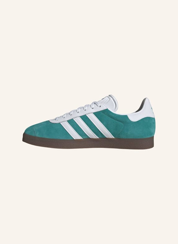 adidas GAZELLE MANCHESTER UNITED SCHUHE TÜRKIS/ WEISS/ BEIGE