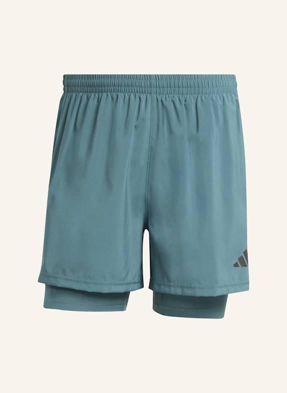 adidas 2-in-1-Laufshorts OWN THE RUN CLIMACOOL TÜRKIS