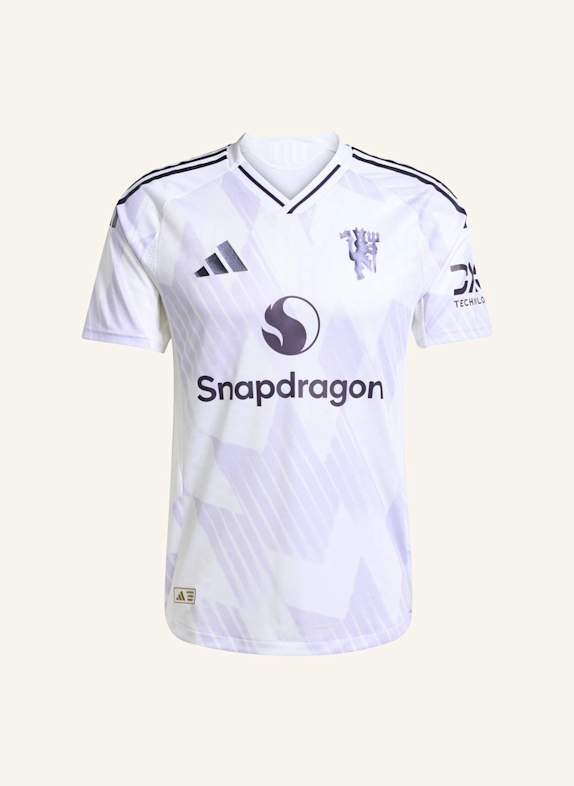 adidas MANCHESTER UNITED 25/26 AUSWÄRTSTRIKOT AUTHENTIC WEISS