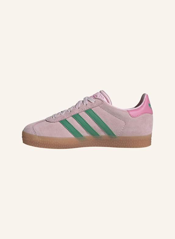 adidas Originals GAZELLE COMFORT CLOSURE ELASTIC LACE KIDS SCHUH ROSA/ GRÜN