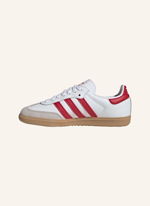 adidas Originals Sneaker SAMBA OG WEISS/ ROT/ BEIGE