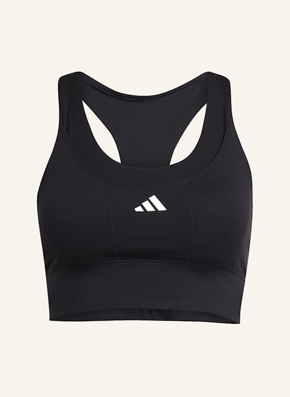 adidas Sport-BH RUN POCKET MEDIUM SUPPORT SCHWARZ