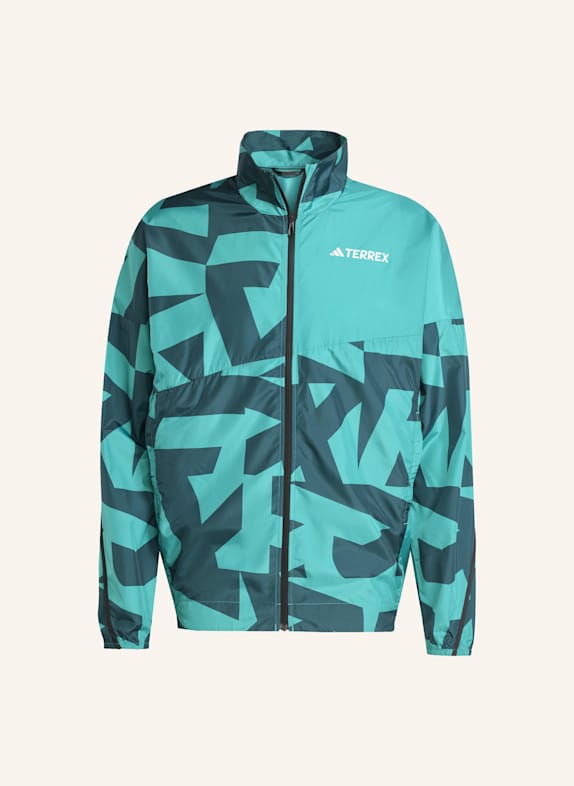 adidas TERREX Windbreaker TERREX MULTI PRINTED TÜRKIS/ GRÜN