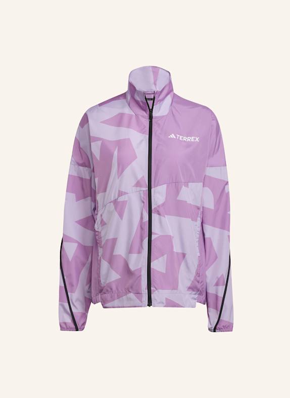 adidas TERREX TERREX MULTI PRINTED WINDJACKE LILA/ HELLLILA