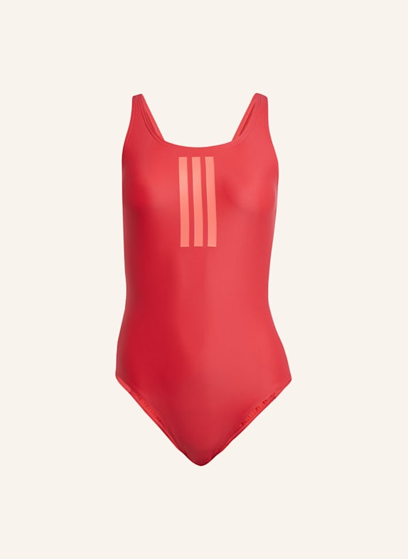 adidas Badeanzug 3-STREIFEN ROT