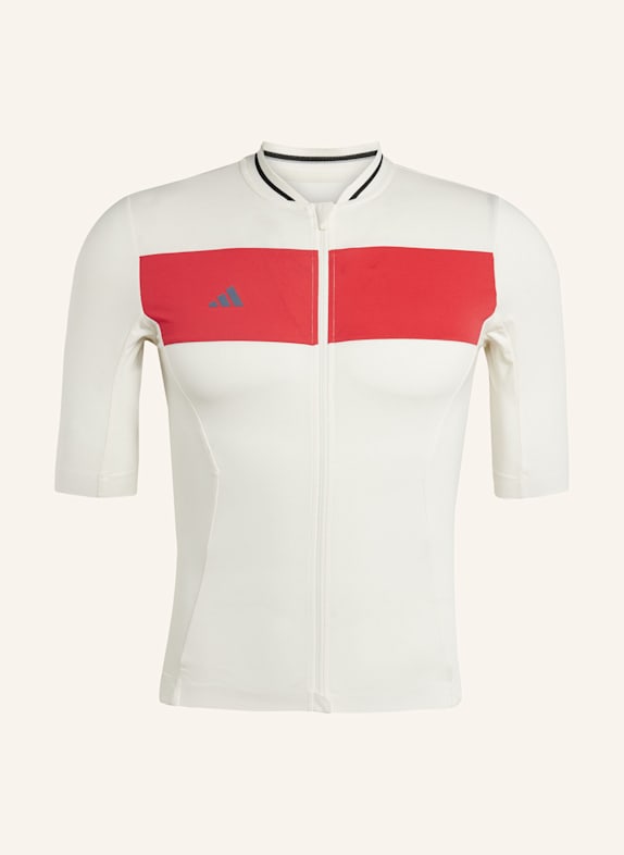 adidas ADIDAS HERITAGE TEMPO 3-STREIFEN RADTRIKOT WEISS/ ROT