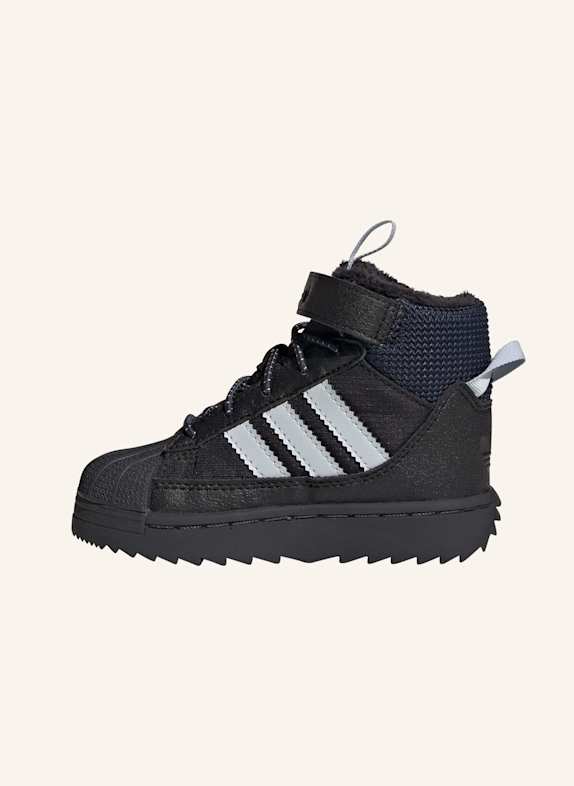 adidas Originals SUPERSTAR WINTER TREK KIDS SCHUH SCHWARZ/ PETROL/ GRAU