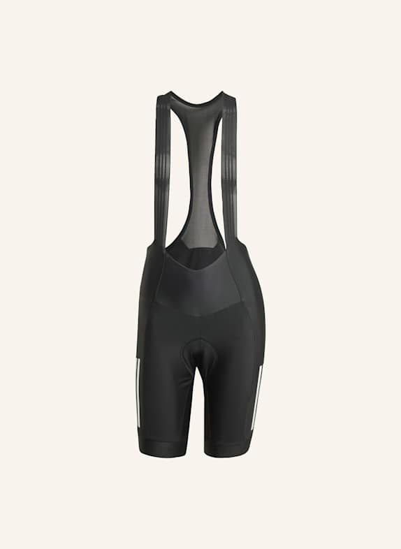 adidas ESSENTIALS 3-STREIFEN PADDED CYCLING TRÄGERSHORTS SCHWARZ