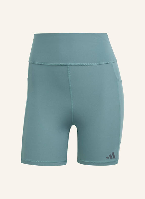 adidas OWN THE RUN KURZE LEGGINGS TÜRKIS