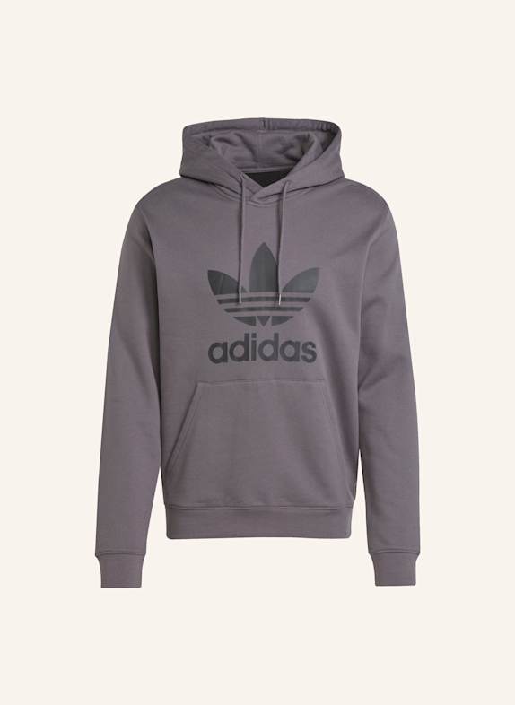 adidas Originals ADICOLOR CLASSICS TREFOIL HOODIE GRAU