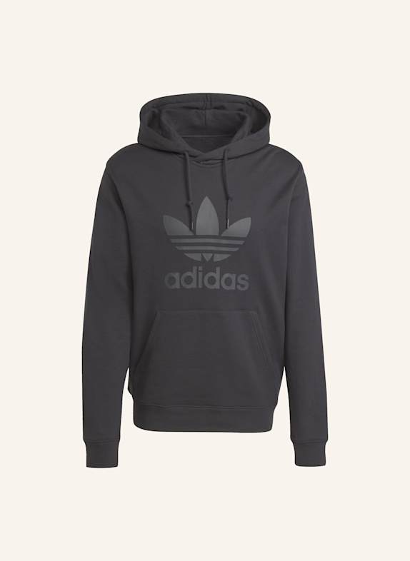 adidas Originals ADICOLOR CLASSICS TREFOIL HOODIE SCHWARZ