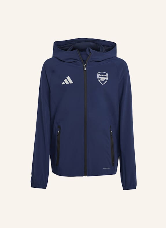 adidas ARSENAL TIRO 25 COMPETITION VIS TECH TRAVEL JACKE BLAU