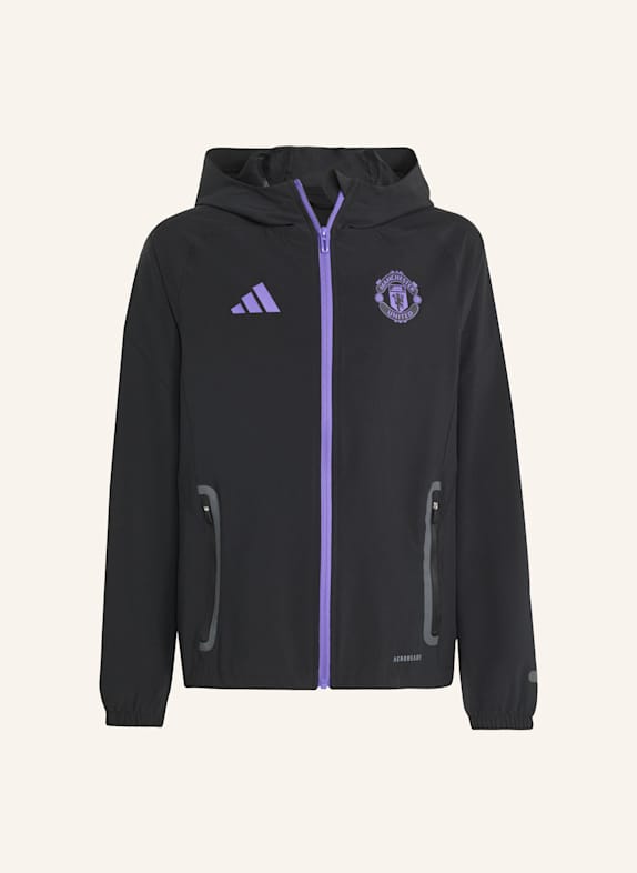 adidas MANCHESTER UNITED TIRO 25 COMPETITION VIS TECH KIDS TRAVEL JACKE SCHWARZ