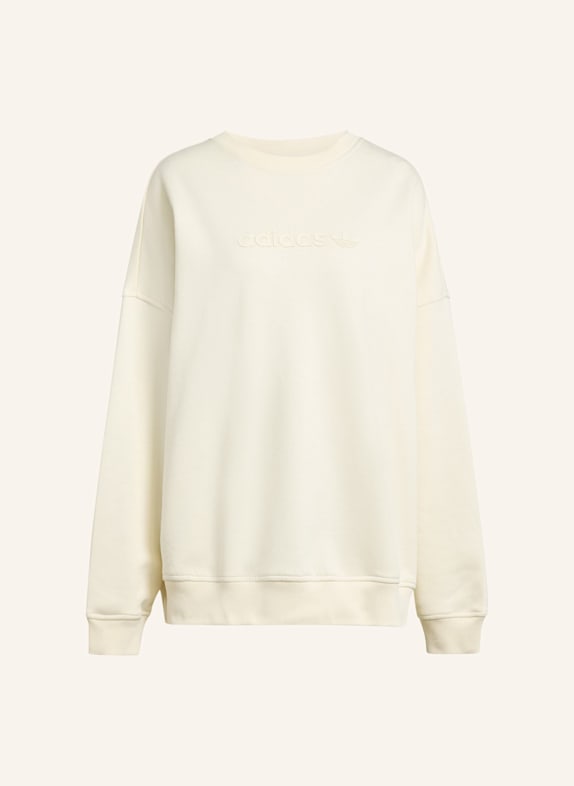 adidas Originals ESSENTIALS LINEAR OVERSIZED SWEATSHIRT WEISS