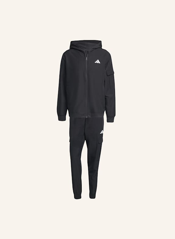 adidas CARGO-TRAININGSANZUG SCHWARZ