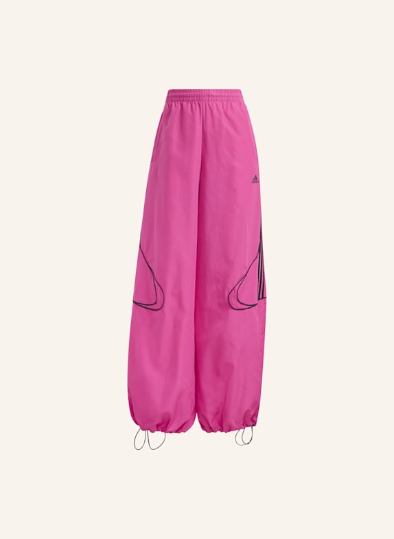 adidas Originals TEAMGEIST ADICOLOR OVERSIZED WOVEN TRAININGSHOSE SCHWARZ