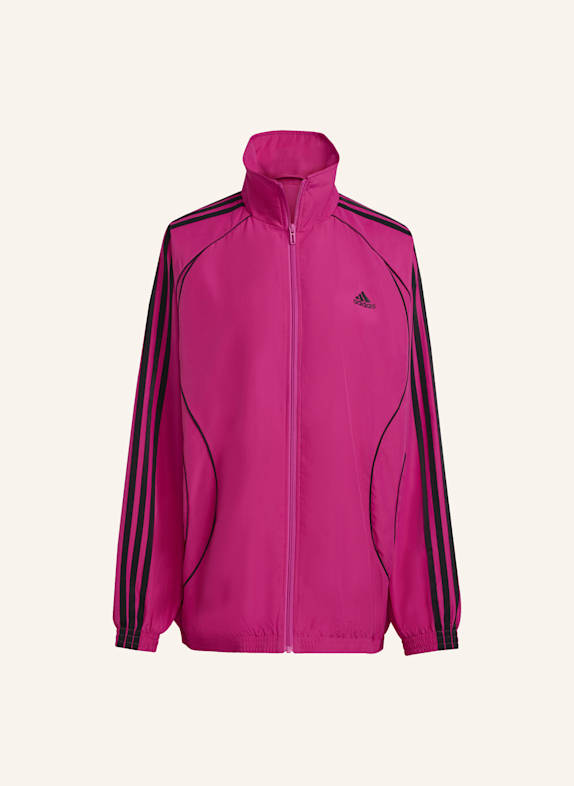 adidas Originals TEAMGEIST ADICOLOR OVERSIZED WOVEN ORIGINALS JACKE SCHWARZ