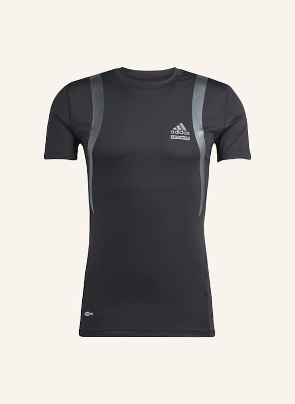 adidas Originals ARCHIVE TECHFIT TIGHT T-SHIRT SCHWARZ