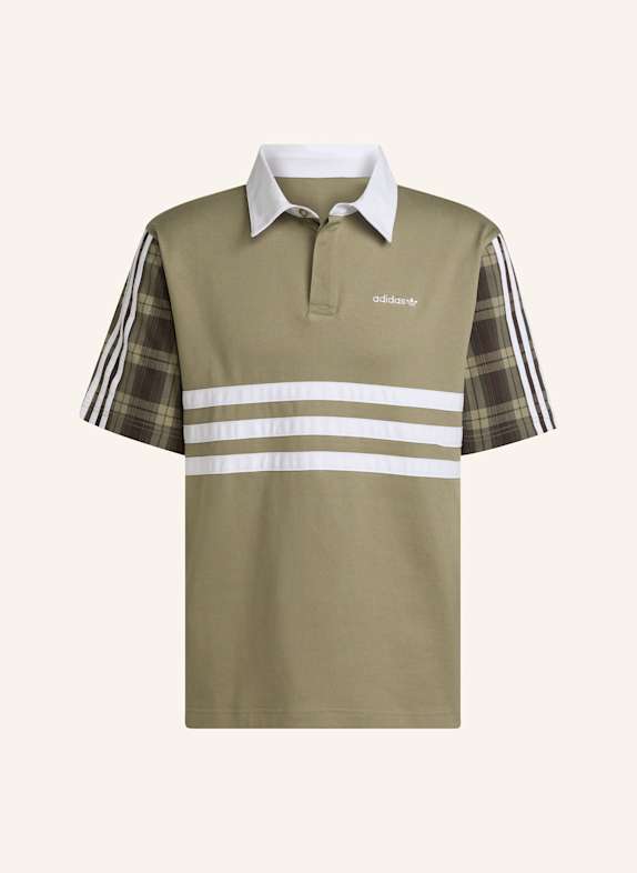 adidas Originals TARTAN REGULAR RUGBY POLOSHIRT GRÜN