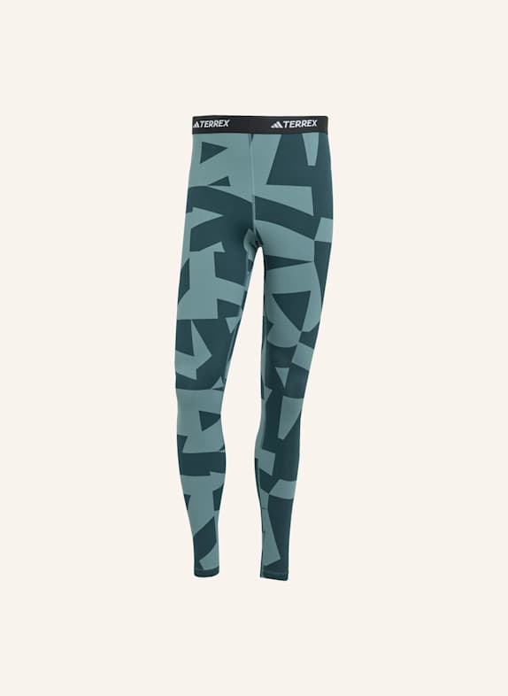 adidas TERREX MULTI SYNTHETIC BASE LAYER LEGGINGS TÜRKIS