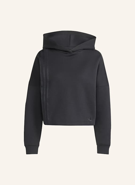 adidas Originals OFF PLACED 3-STREIFEN HOODIE SCHWARZ