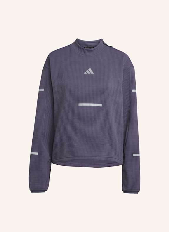 adidas ADI365 RUNNING CLIMAWARM+ LAUFSHIRT MIT RUNDHALSAUSSCHNITT LILA