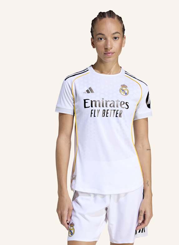 adidas REAL MADRID 25/26 AUTHENTIC HEIMTRIKOT WEISS