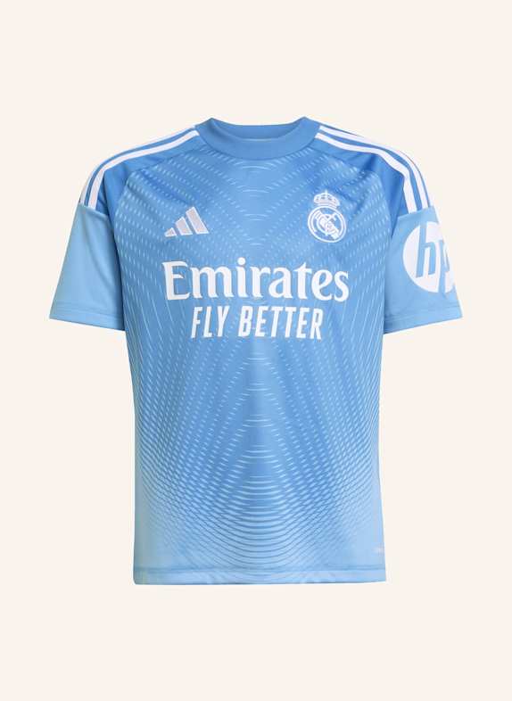 adidas REAL MADRID 25/26 KIDS TORWART-HEIMTRIKOT BLAU