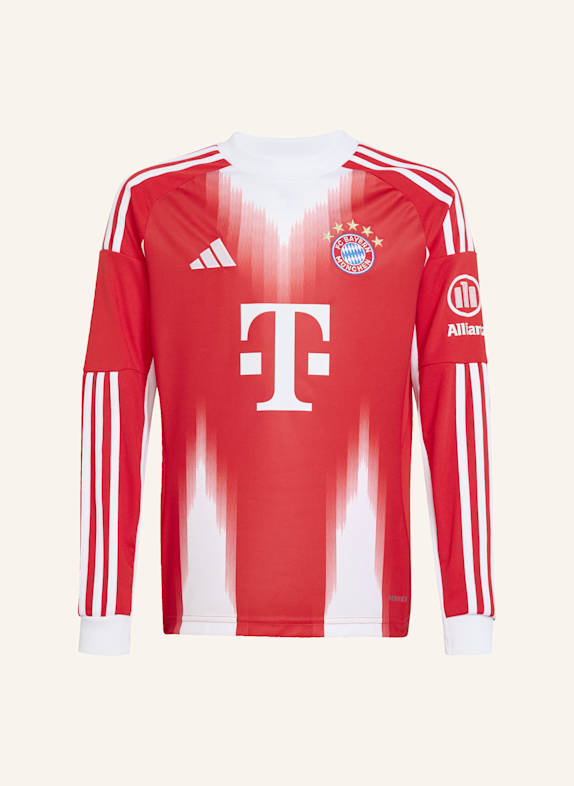 adidas FC BAYERN MÜNCHEN 25/26 LONG SLEEVE KIDS HEIMTRIKOT ROT