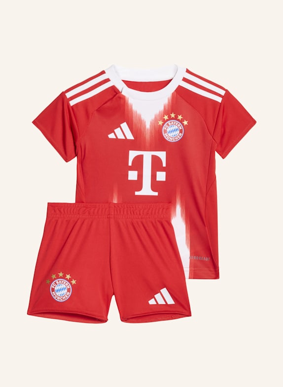 adidas FC BAYERN MÜNCHEN 25/26 KIDS MINI-HEIMAUSRÜSTUNG ROT