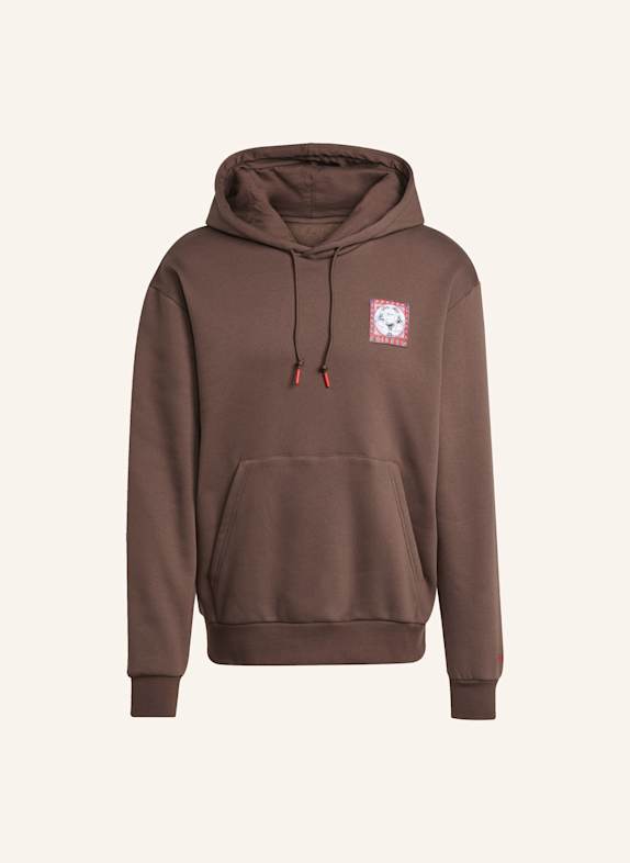 adidas Originals GRAPHIC HOODIE BRAUN