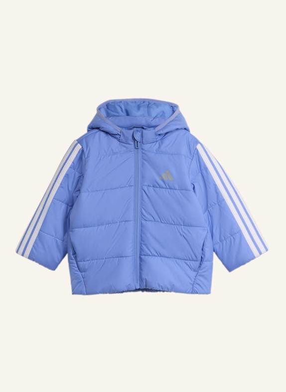 adidas ESSENTIALS 3-STREIFEN WATTIERTE JACKE KINDER WEISS