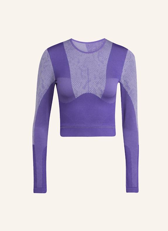 adidas by Stella McCartney ADIDAS BY STELLA MCCARTNEY SEAMLESS YOGA LONGSLEEVE LILA/ GRAU