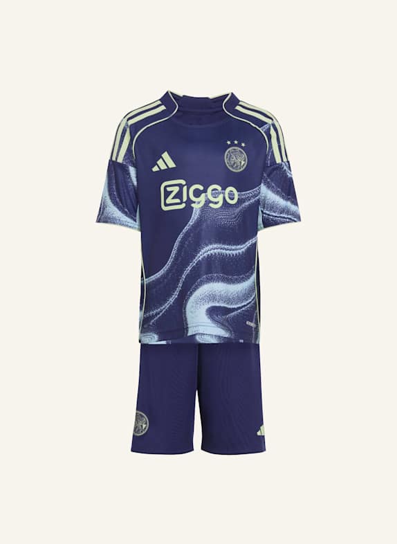 adidas AJAX 25/26 MINI-AUSWÄRTSAUSRÜSTUNG BLAU