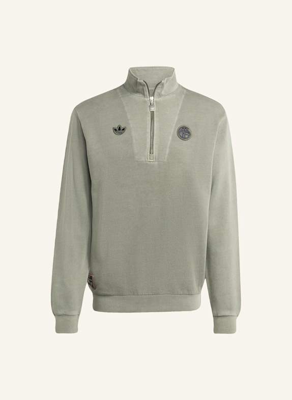 adidas Originals FC BAYERN MÜNCHEN TERRACE ICONS TOM MIT REISSVERSCHLUSS BIS ZUR BRUST GRÜN