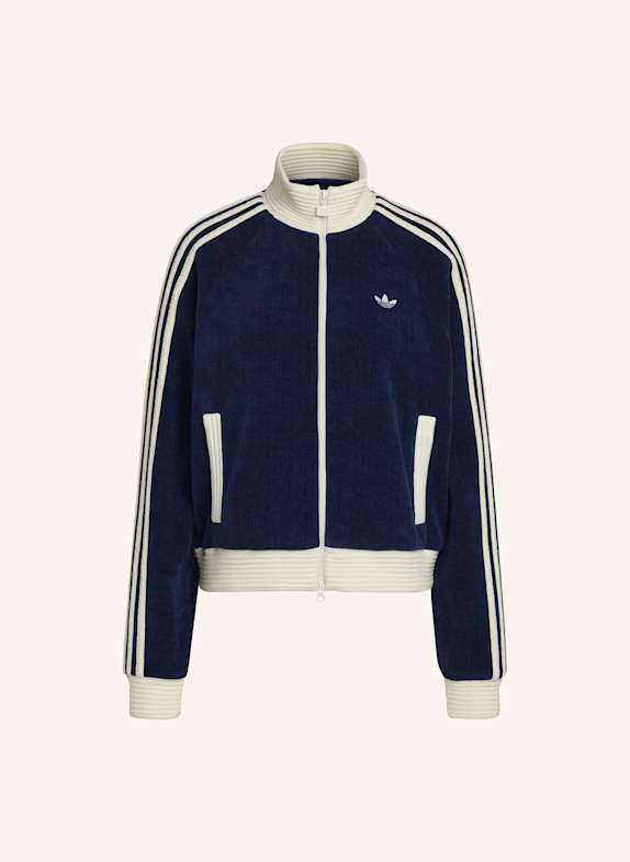 adidas Originals ADIDAS ORIGINALS VELOUR KNIT TRACK TOP BLAU