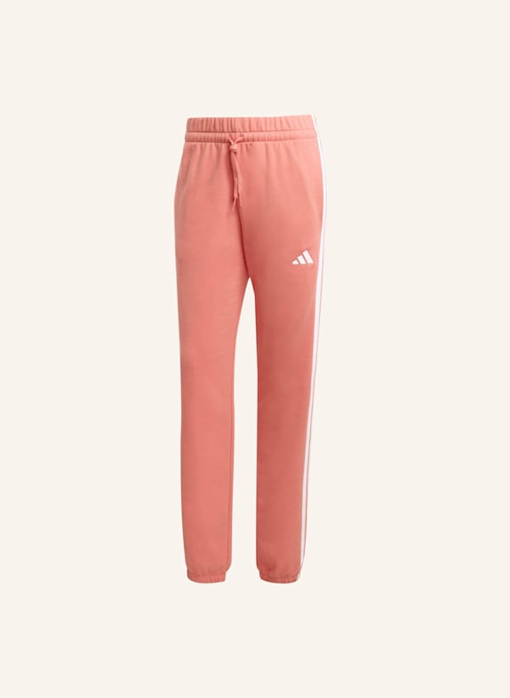 adidas Sweatpants ESSENTIALS 3-STREIFEN ROT/ WEISS