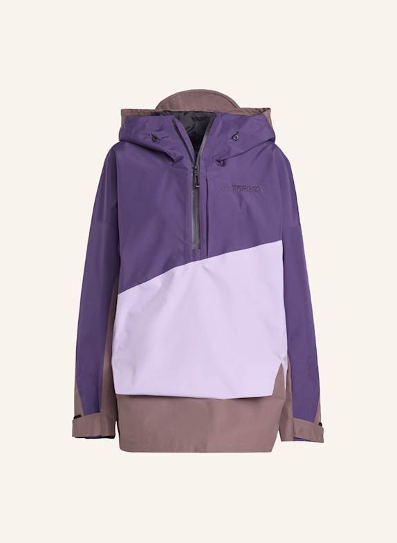 adidas TERREX TERREX XPLORIC 2-LAGIGER, GEFÜTTERTER CLIMAPROOF ANORAK DUNKELLILA/ HELLLILA/ HELLBRAUN