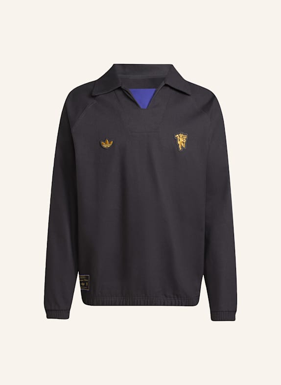 adidas Originals MANCHESTER UNITED TERRACE ICONS DRILL TOP SCHWARZ