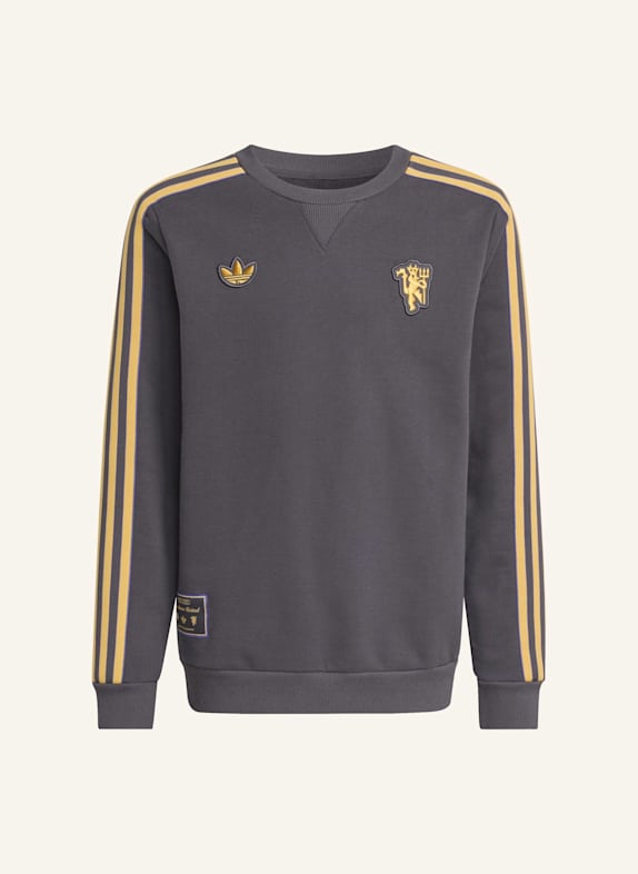 adidas Originals MANCHESTER UNITED TERRACE ICONS SWEATSHIRT SCHWARZ