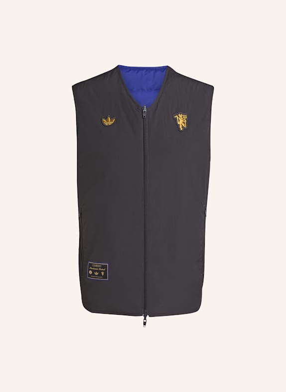 adidas Originals MANCHESTER UNITED TERRACE ICONS WESTE SCHWARZ/ BLAU